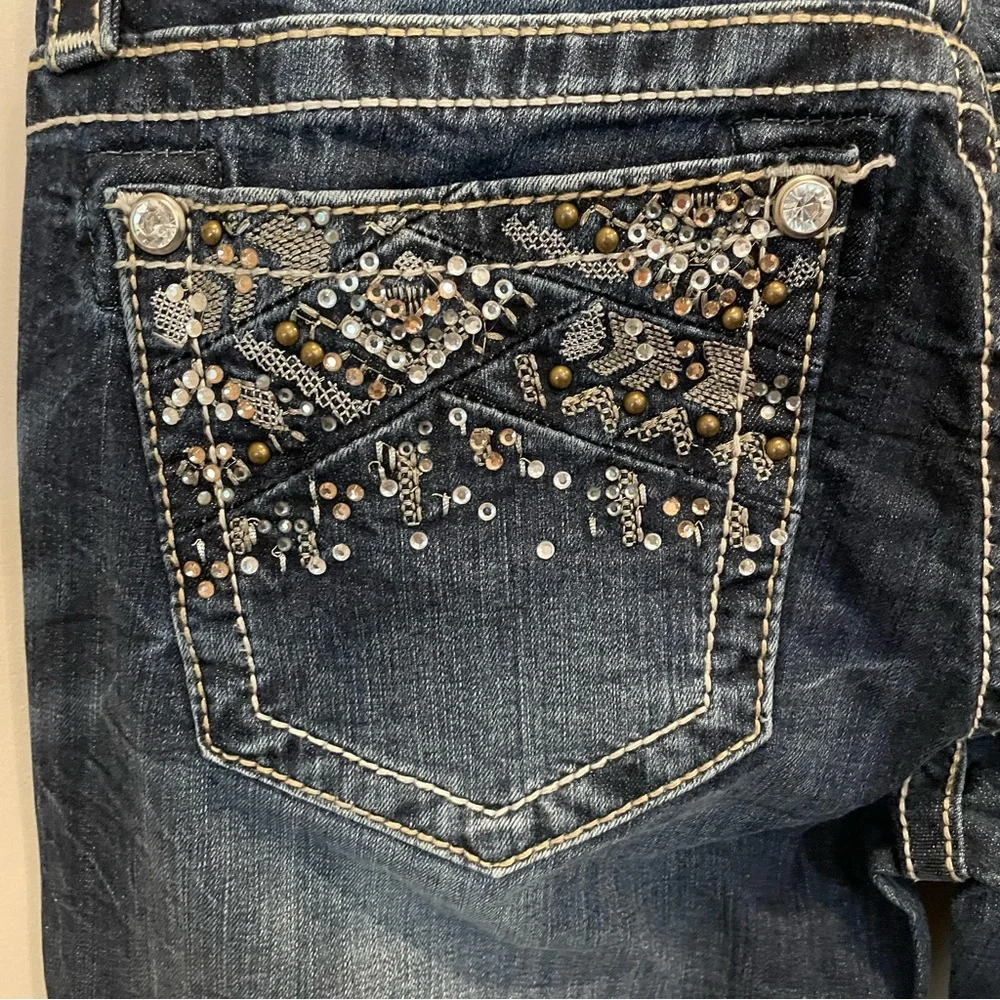 Miss me size 28 boot cut dark wash - Picture 5 of 11